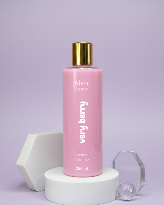 Strawberry and raspberry leave-in hair milk