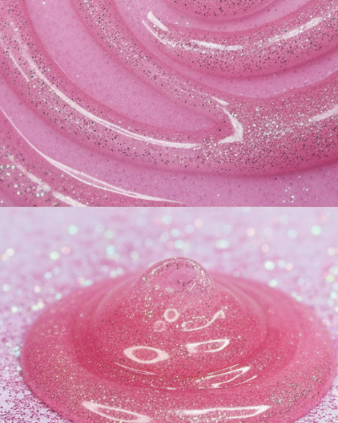 Starwberry and raspberry shimmery shampoo